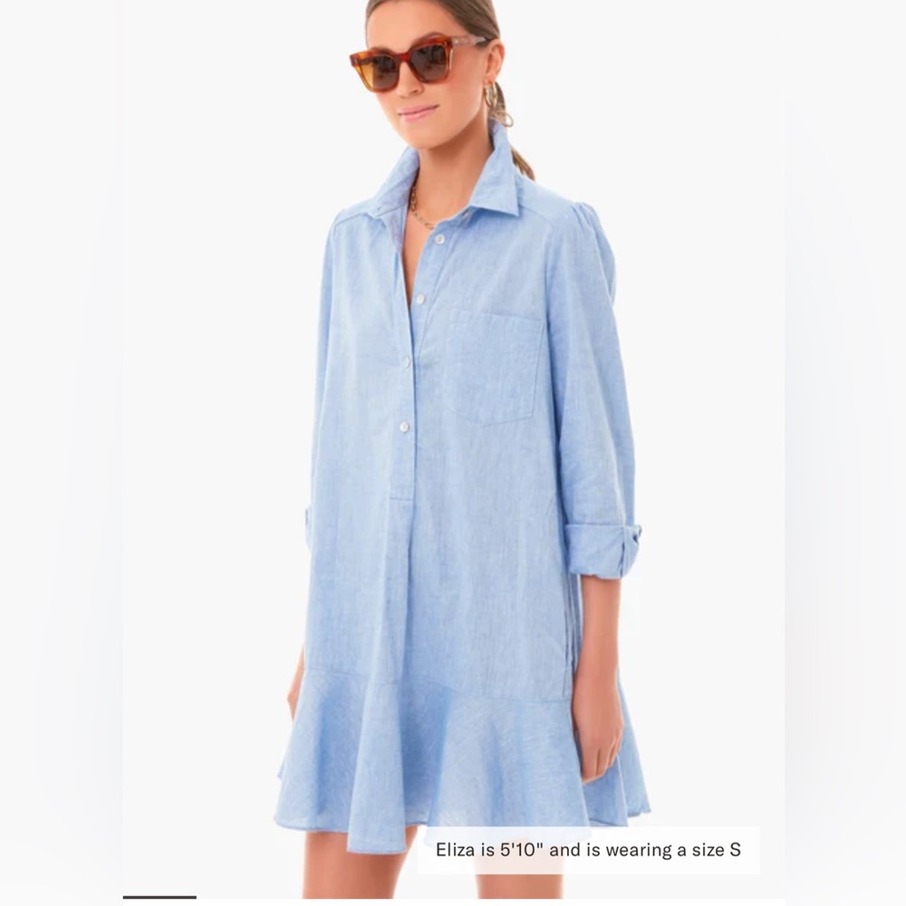 Tuckernuck Light Blue Shirt Dress